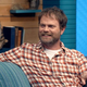 Illustration for article titled iComedy Bang! Bang!/i: “Rainn Wilson Wears A Short Sleeved Plaid Shirt Colorful Sneakers”